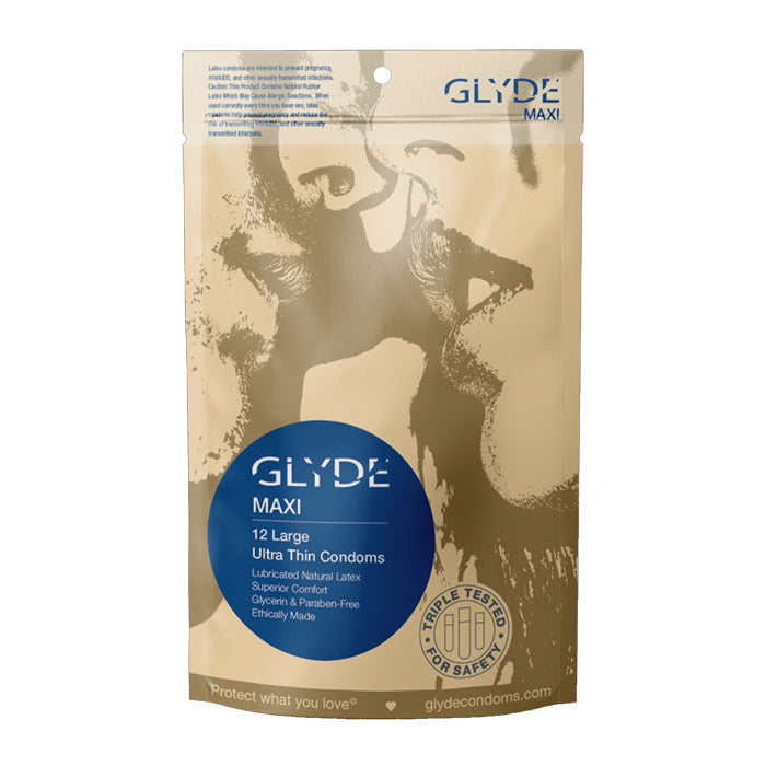GLYDE MAXI Large Fit Condoms