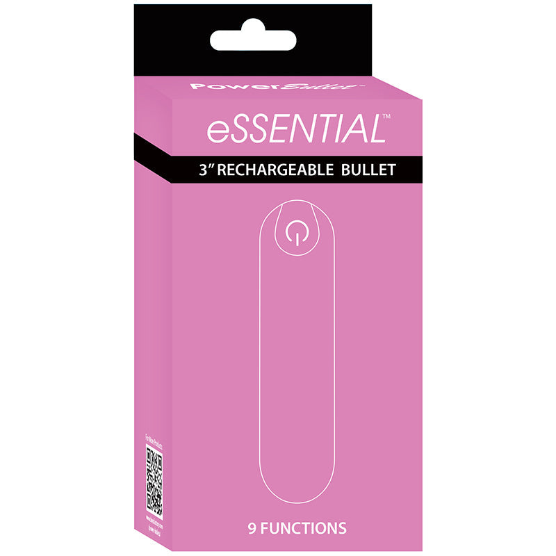 BMS Factory Essential Rechargeable Bullet Vibe-Vibrators-BMS Factory-Pink-XOXTOYS