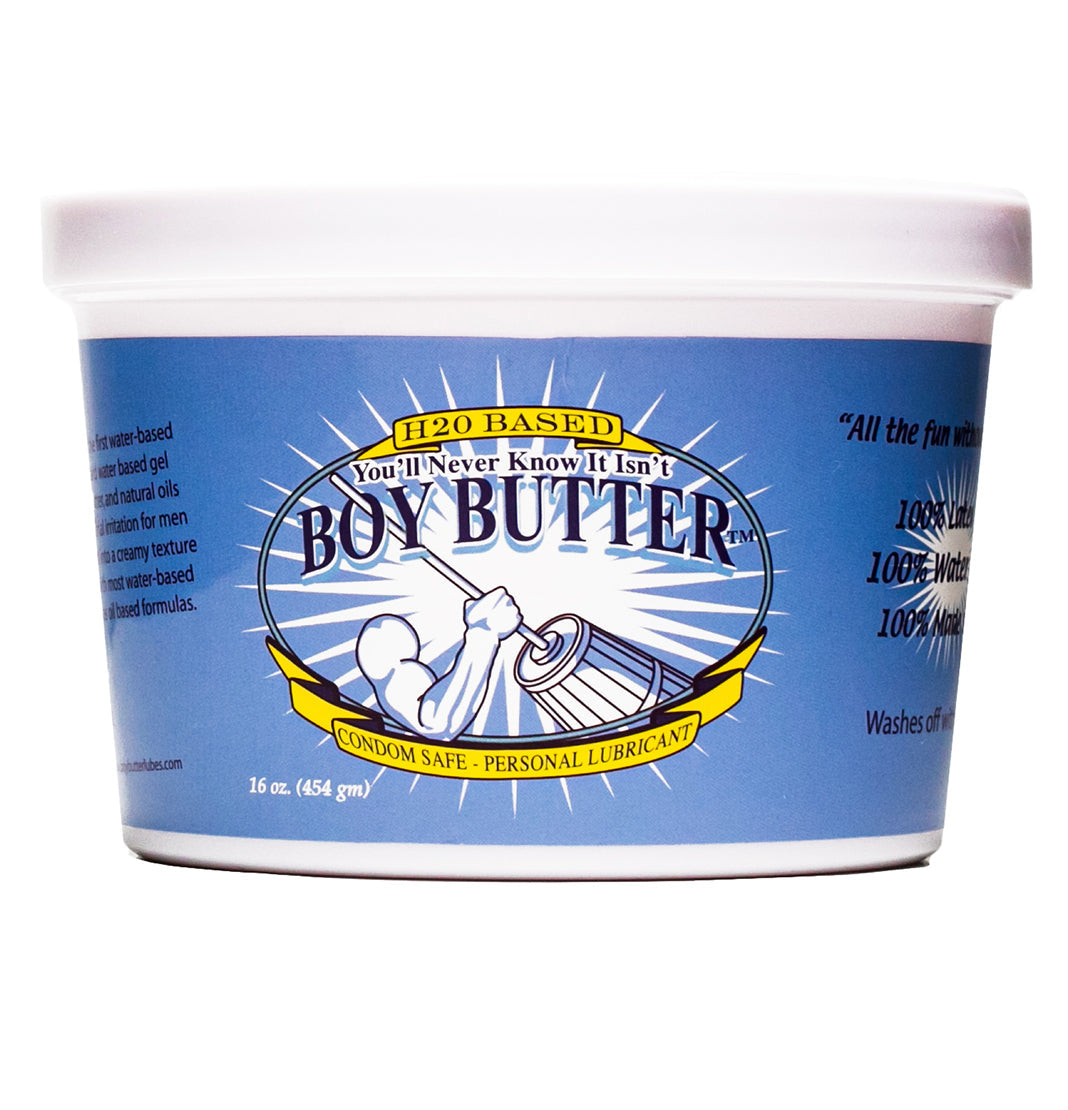 Boy Butter H2O 16oz Water Based Lubricant Boy Butter