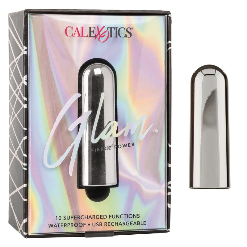 Calexotics Glam Bullet Vibe-Vibrators-CALEXOTICS-Silver-XOXTOYS