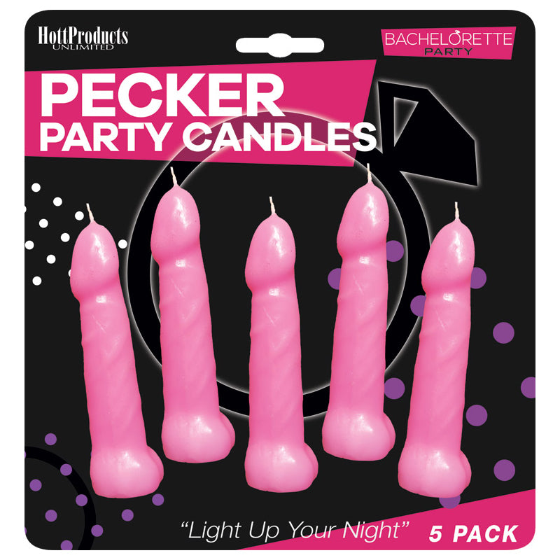 Hott Products Bachelorette Party Pink Pecker Candles