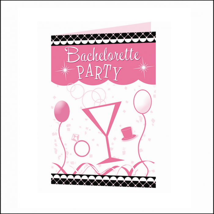 Hott Products Bachelorette Party Invitation Cards