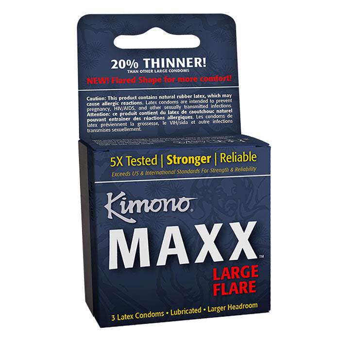 Kimono Maxx Large Flare Condoms-Condoms-Kimono-XOXTOYS