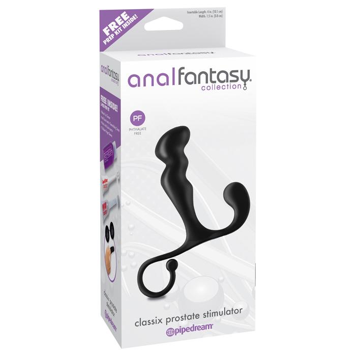 Pipedream Products Anal Fantasy Collection Classix Prostate Stimulator Black-Prostate Massager-Pipedream Products-XOXTOYS