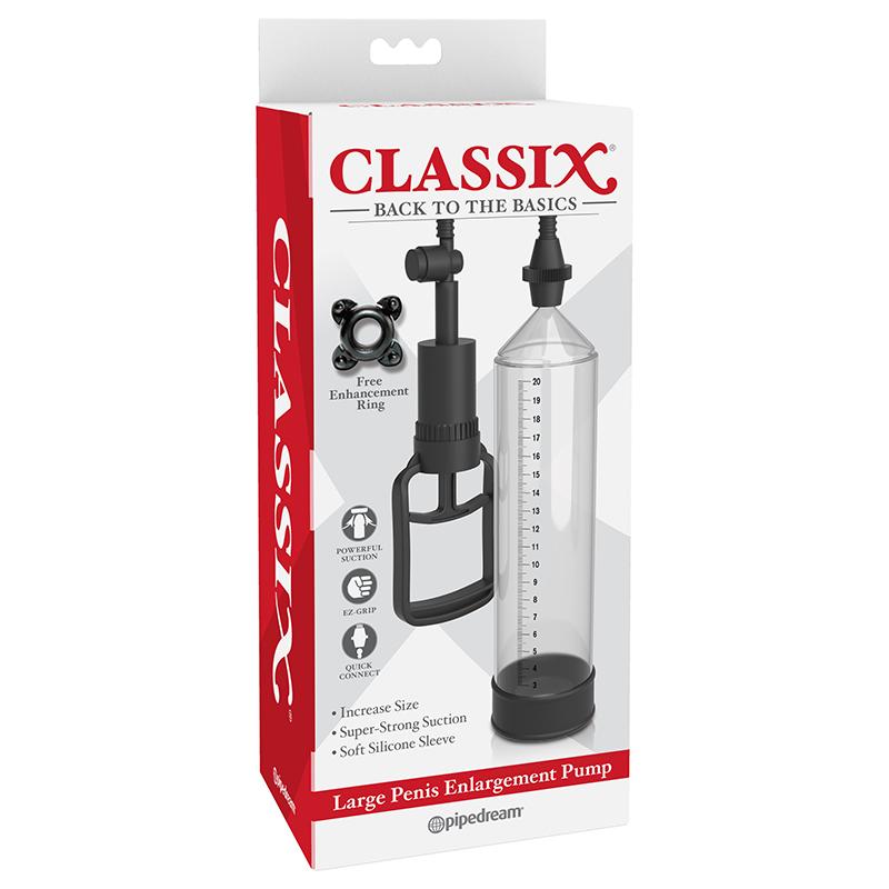 Pipedream Products Classix Large Penis Enlargement Pump-Male Enhancement-Pipedream Products-XOXTOYS