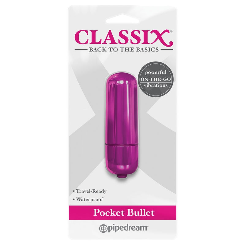Pipedream Products Classix Pocket Bullet-Vibrators-Pipedream Products-Pink-XOXTOYS