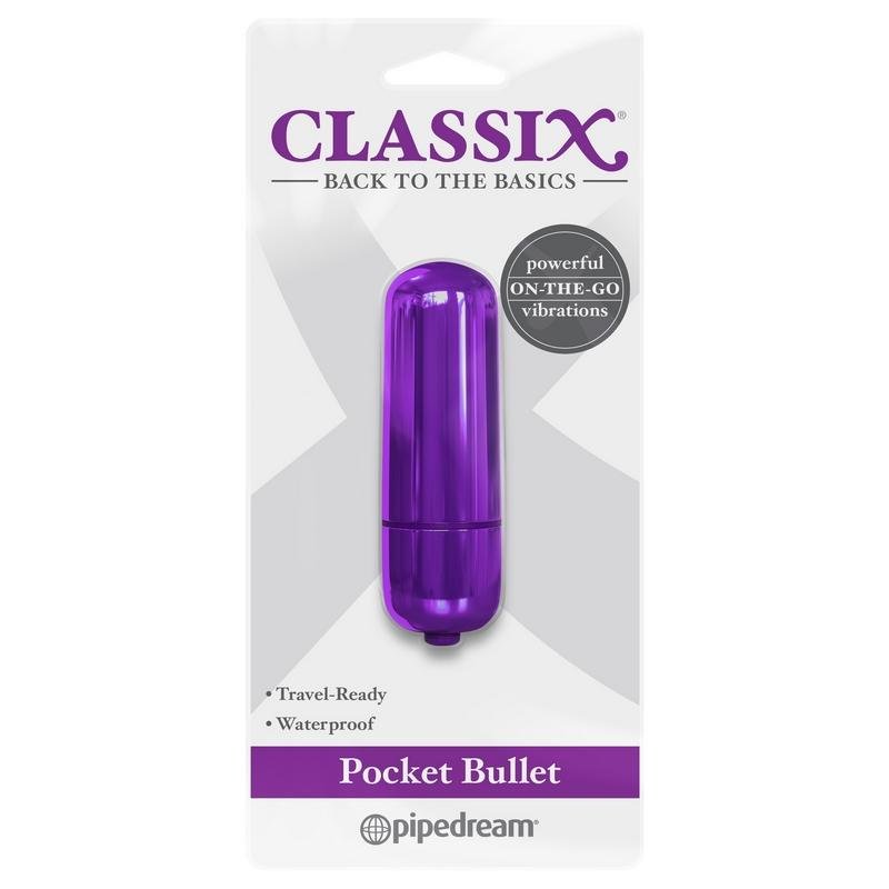 Pipedream Products Classix Pocket Bullet-Vibrators-Pipedream Products-Purple-XOXTOYS