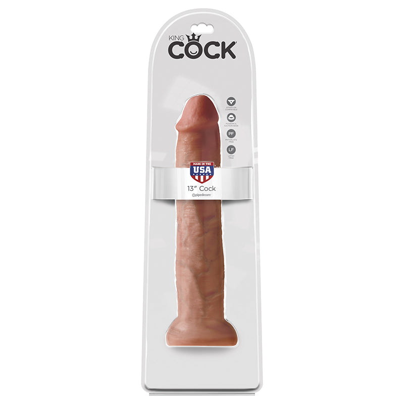 Pipedream Products King Cock 13” Cock Tan-Dildos-Pipedream Products-XOXTOYS