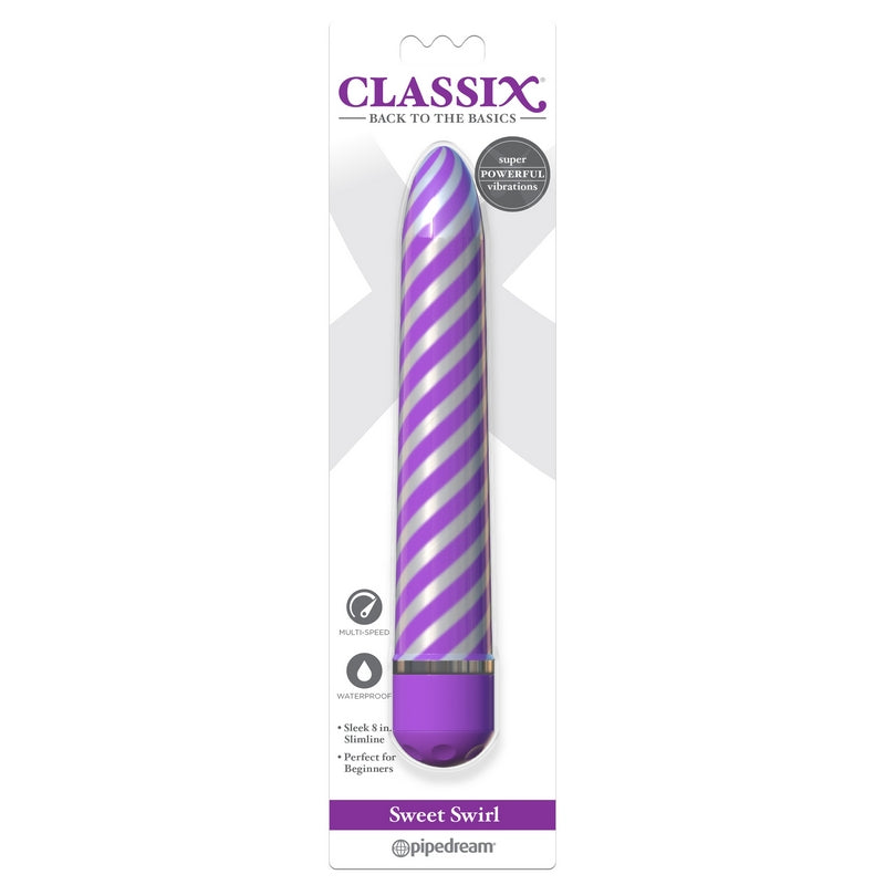 Pipedream Products Sweet Swirl Vibrator-Vibrators-Pipedream Products-Purple-XOXTOYS