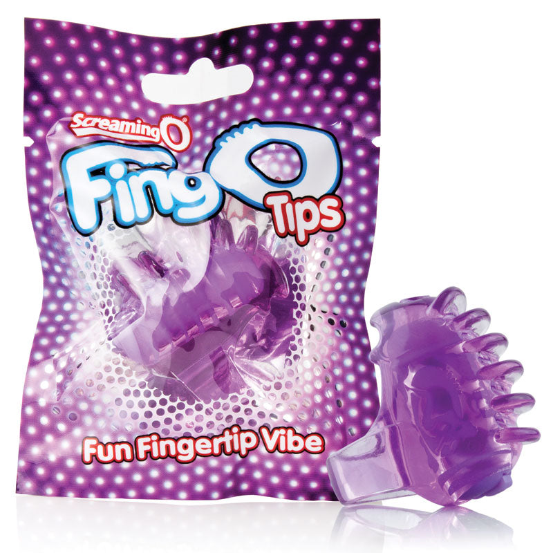 Screaming O FingO Tips-Vibrators-Screaming O-Purple-XOXTOYS
