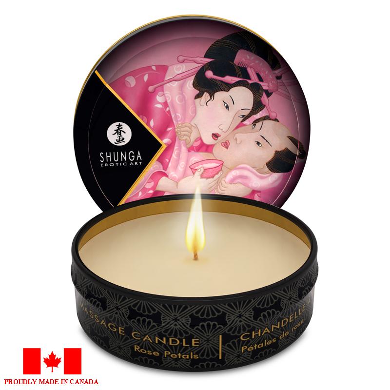 Shunga Mini Massage Candle-Sensual Love-Shunga-Rose Petals-XOXTOYS