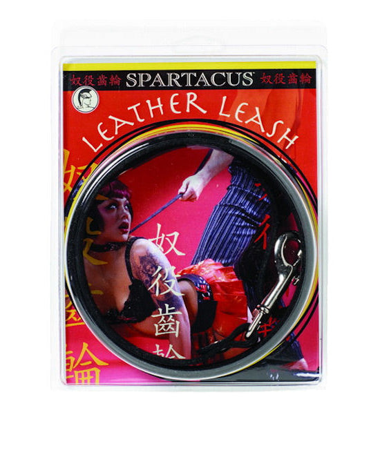 Spartacus 4' Leather Leash-Bondage & Fetish-Spartacus-XOXTOYS