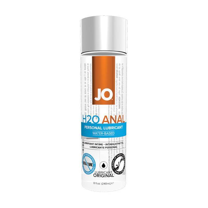 System JO H2O Anal Original Water Based Lubricant-Lubes & Lotions-System JO-8oz-XOXTOYSUSA