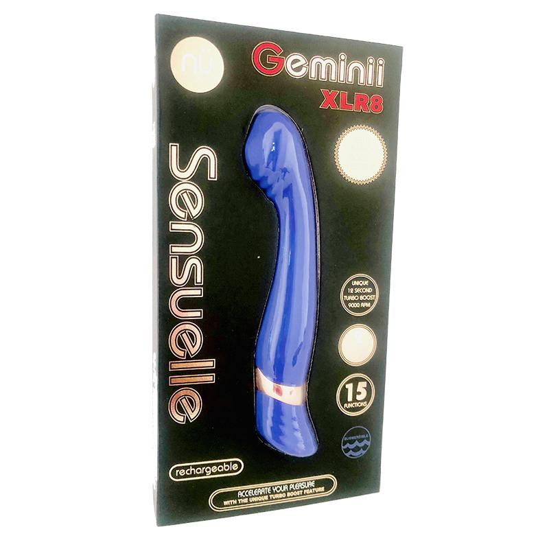 nü Sensuelle Geminii XLR8 Vibrator-Vibrators-nü Sensuelle-Ultra Violet-XOXTOYS